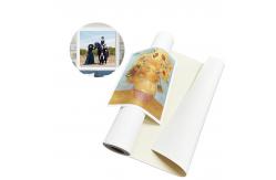 China Inkjet 360gsm Matte 100% Cotton Canvas Roll For Hp Printer supplier