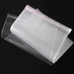 Recyclable Self Sealing Cellophane Bags Transparent Clear Cello Plastic Poly Bag for sale