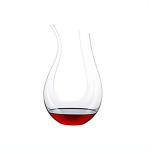 Clear 1600 Ml U-Shape Luxurious Elegant Glass Wine Decanter For Home for sale