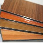 Wooden Color PE Core Acp Wall Cladding Unbreakable Coating Finish for sale