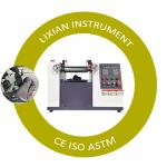 Open Two Roll Rubber Mixing Mill Desktop Type 0.3kg Mixing Capacity SUS304 Stainless Steel Hopper for sale