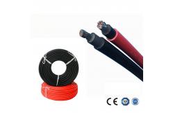 China Durable Solar DC Cable 2.5mm2 Excellent UV Resistance Low Smoke Without Halogen supplier