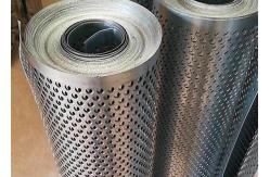 China Factory Carbon Steel Round Hole Perforated Metal Screen Mesh supplier