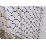 Gold Fireproof Chainmail Ring Mesh Curtain 3.8mm-50mm Aperture for sale