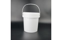 China Virgin Multi Purpose PP Plastic Paint Bucket Empty 1Gallon With Handle supplier