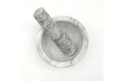 China Marble Stone Mortar And Pestle Set For Herb Spice Crushing Grinding supplier
