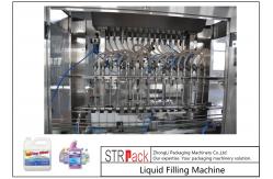 China 16 Head Anti Foamy Automatic Liquid Filling Machine With Servo Diving Nozzle supplier