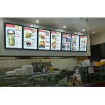 Restaurant Menu 6063 Aluminum Magnetic LED Light Box easy install and easy change graphics long life 1 set 5 units for sale