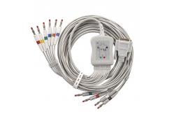 China Tens Electrodos ECG Cable With Customization Options TPU Sheath Medical equipment connection cable supplier