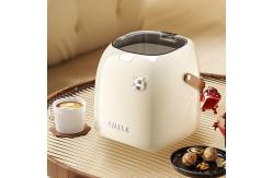 China Newly Designed Desktop Cute Snack Container Plastic Trash Can Waste Bin with Lid supplier