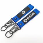 Vibrant Motorbike Keychain Strap - YAMAHA Custom Badge & Anti-Slip Metal Hook - Rider's Pride Essential​ for sale