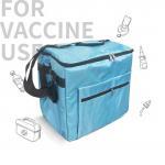 Green 33L Custom Soft Coolers Logistic Medical Cold Chain Bag for sale