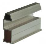Silding / Casement Aluminum Window Frame Extrusions Profiles With Deep - Processing for sale