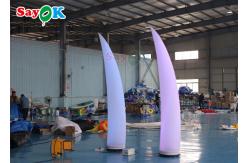 China ROHS Inflatable Lighting Decoration 3m Crescent Cone supplier