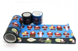 China Cute Santa Claus Christmas Washi Tape For Present supplier