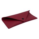 Red Pu 20mm Leather Reading Glasses Case Portable For Men And Women for sale