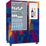 Smart Red Wine Vending Machine With Security Camera for sale