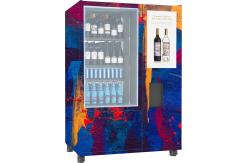 China Smart Red Wine Vending Machine With Security Camera supplier