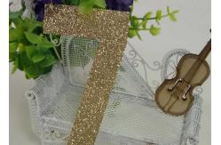 China Large Gold Number Seven Glitter Paper Letters Die Cut Size 5  * 2.3  supplier