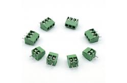 China HQ350V-3.5mm/3.96mm Pcb Screw Terminal Block 2P Electric Brass Cage supplier