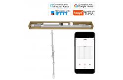 China Tuya Expanding Curtain Track 1.2N.M Aluminium Ceiling Curtain Track supplier