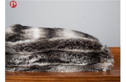 China Tissavel Midweight Faux Fur Blanket Throw Ruched Chinchilla Customized Size supplier
