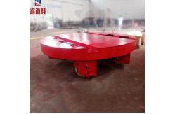 China 50 Tons Turntable Material Transfer Trolley For Industrial Casting Mold Molten Steel supplier