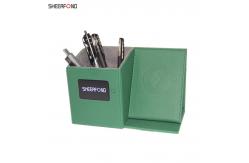 China OEM Green Wireless Charging Pen Holder With Mobile Phone Holder supplier