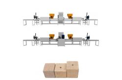 China Finland Pressed Wood Chips Pallet Block Machine For EUR-Pallets supplier