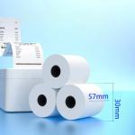 White Thermal Roll Paper POS Cash Register Printer Papers for thermal printers for sale