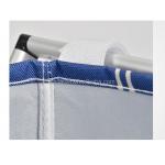 Alu Pipe Polyester Dirty Clothes Basket With Cover Foldable Laundry Hamper
