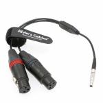 Durable Audio Video Cable 5 Pin To Two XLR 3 Pin Female Audio Input Custom Length for sale