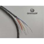 Stainless Steel Braid Cable 7 / 38awg Stranded Silver Plated Copper Conductors Extruded FEP Insulated for sale