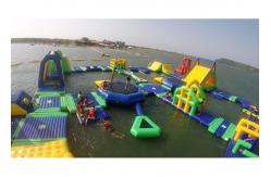 China Amazing And Crazy Inflatable Water Park , Blow Up Water Slide For Adults supplier