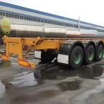 CIMC 3 Axles 12 Units Tires 12400*2480*1560mm Mechanical Or Air Suspension 60T Payload Skeletal Trailer for sale