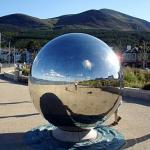 1m Inflatable Mirror Ball With Reflection Effect For Wedding Decoration for sale