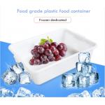 Thickened Plastic Rectangular Cold Storage Supermarket Special Turnover Tray Basket