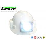 Transparent Case 15000lux ABS 385LUM LED Miners Cap Lamp