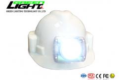 China Transparent Case 15000lux ABS 385LUM LED Miners Cap Lamp supplier