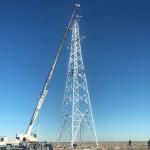 Cross River Angel Steel 35 66 110 220KV Transmission Line Tower for sale