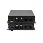 2 Channel Bidirectional AES/EBU Balanced Digital Audio Fiber Optic Converter