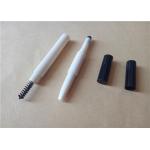 White Tube Waterproof Eyeshadow Pencil Plastic Material Long Standing for sale