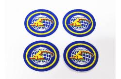 China Durable Hat Iron Patches Twill Fabric Merrow Border 4 Width supplier