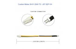 China Molex 39-01-2040 Receptacle Housing Custom Wire Harness For Power Supply supplier