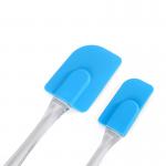 Nontoxic Detachable Silicone Pastry Scraper With Transparent Plastic Handle
