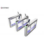 Rs485 Acrylic / Stainless Steel Arm Face Recognition Gate Full Modernized Design for sale