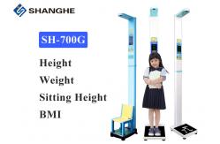 China Ultrasonic Weight Machine For Child , Voice Guidance Weight And Height Scale supplier