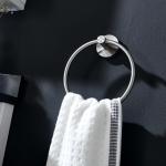 Sus 304 Stainless Steel Circular Hand Towel Holder Bar Satin Wall for sale