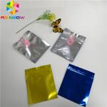 Mylar Bag Stand Up Spout Pouch Transparent Front Foil Three Sides Heat Seal for sale