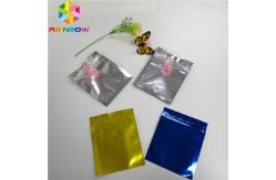 China Mylar Bag Stand Up Spout Pouch Transparent Front Foil Three Sides Heat Seal supplier